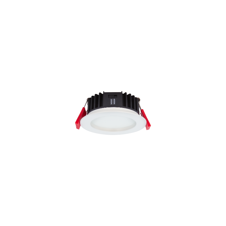 LED REC FIXED C/W UID DRI DIM 8W 180mA DC CC 3K/4K-WH